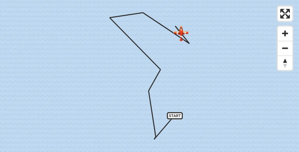 Flight route Coastguard Drone English Channel - English Channel, 04 October 2026, 02:48