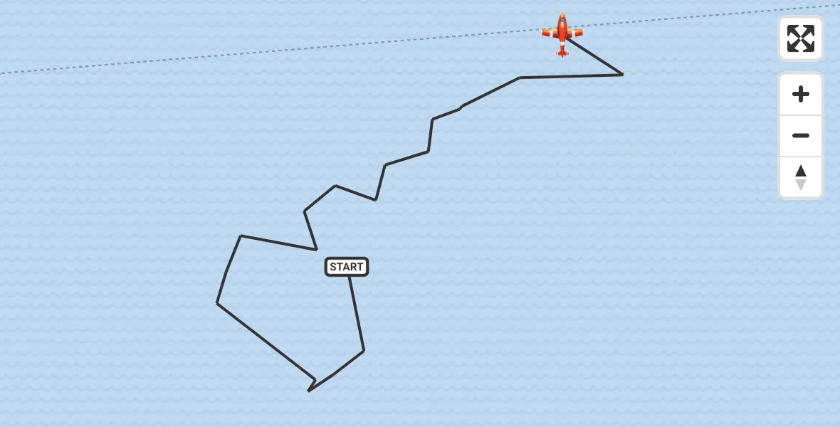 Flight route Coastguard Drone English Channel - English Channel, 04 October 2026, 02:51