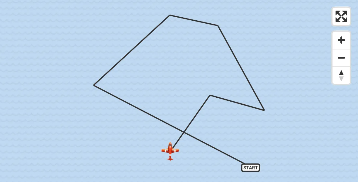 Flight route Coastguard Drone English Channel - English Channel, 04 October 2026, 07:26
