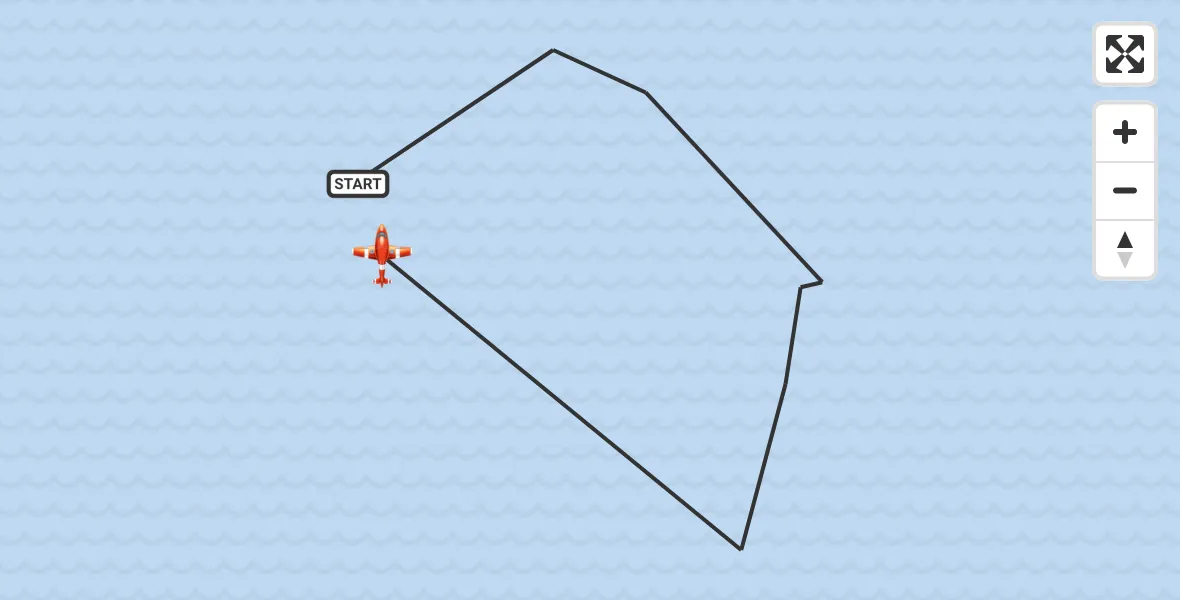 Flight route Coastguard Drone English Channel - English Channel, 04 October 2026, 07:41