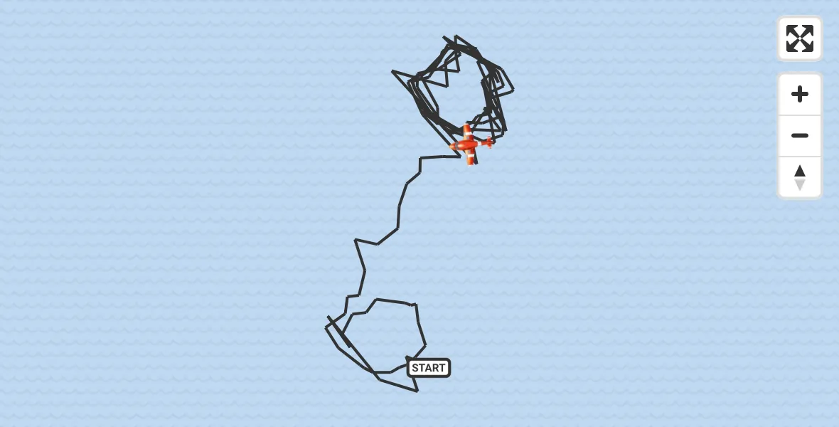 Flight route Coastguard Drone English Channel - English Channel, 05 October 2026, 06:28