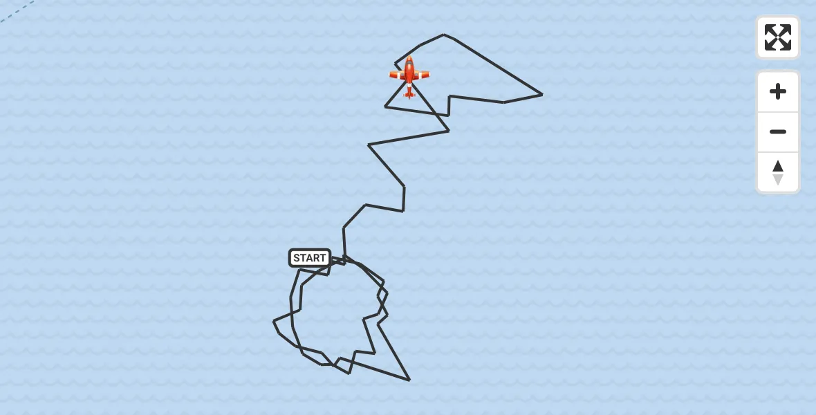 Flight route Coastguard Drone English Channel - English Channel, 05 October 2026, 07:05