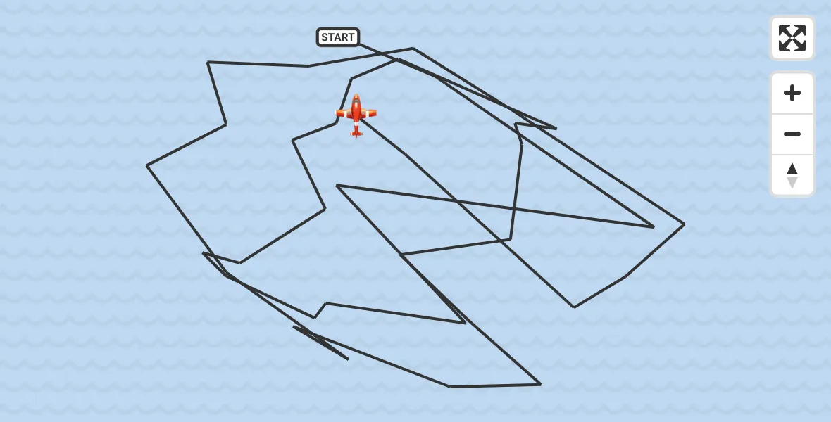 Flight route Coastguard Drone English Channel - English Channel, 05 October 2026, 08:00