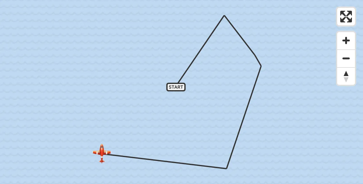 Flight route Coastguard Drone English Channel - English Channel, 05 October 2026, 08:15