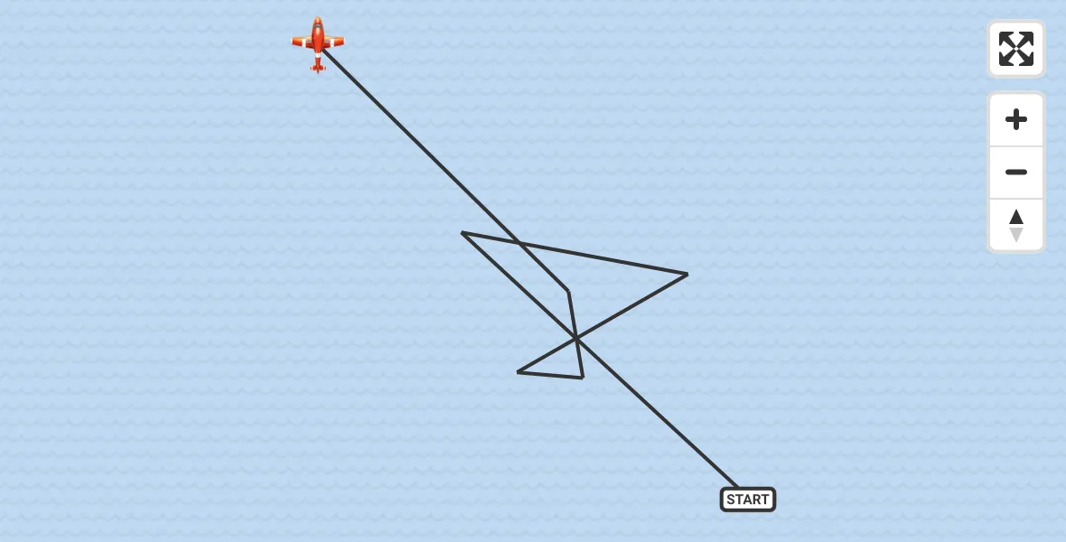 Flight route Coastguard Drone English Channel - English Channel, 05 October 2026, 08:30