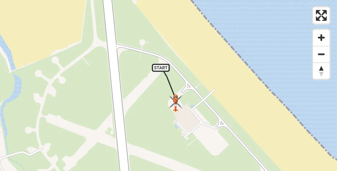 Flight route Coastguard Helicopter Stornoway Airport - Stornoway Airport, 05 October 2026, 10:21