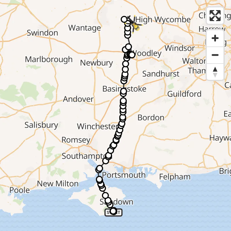 Calcot Green Police Helicopter to Cookley Green, Church Lane | 5 October 2026 14:52 ...