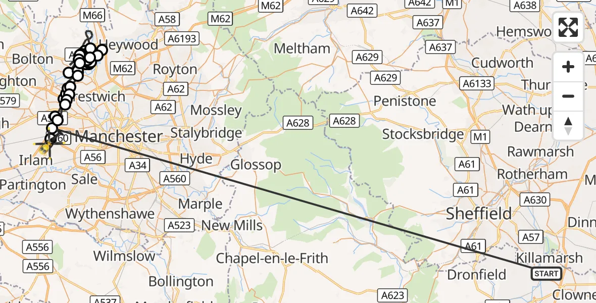 Miles Roe Police Helicopter to Manchester Barton Aerodrome | 6 October 2026 11:49 ...