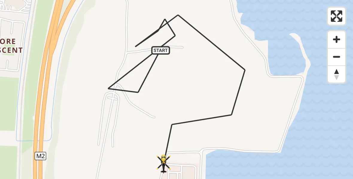 Flight route Police Helicopter Belfast City District - Belfast City District, 07 October 2026, 08:27