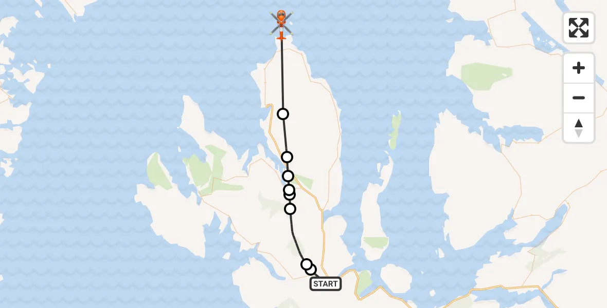 Flight route Coastguard Helicopter Sligachan - Sligeachan - Inner Seas, 07 October 2026, 15:27