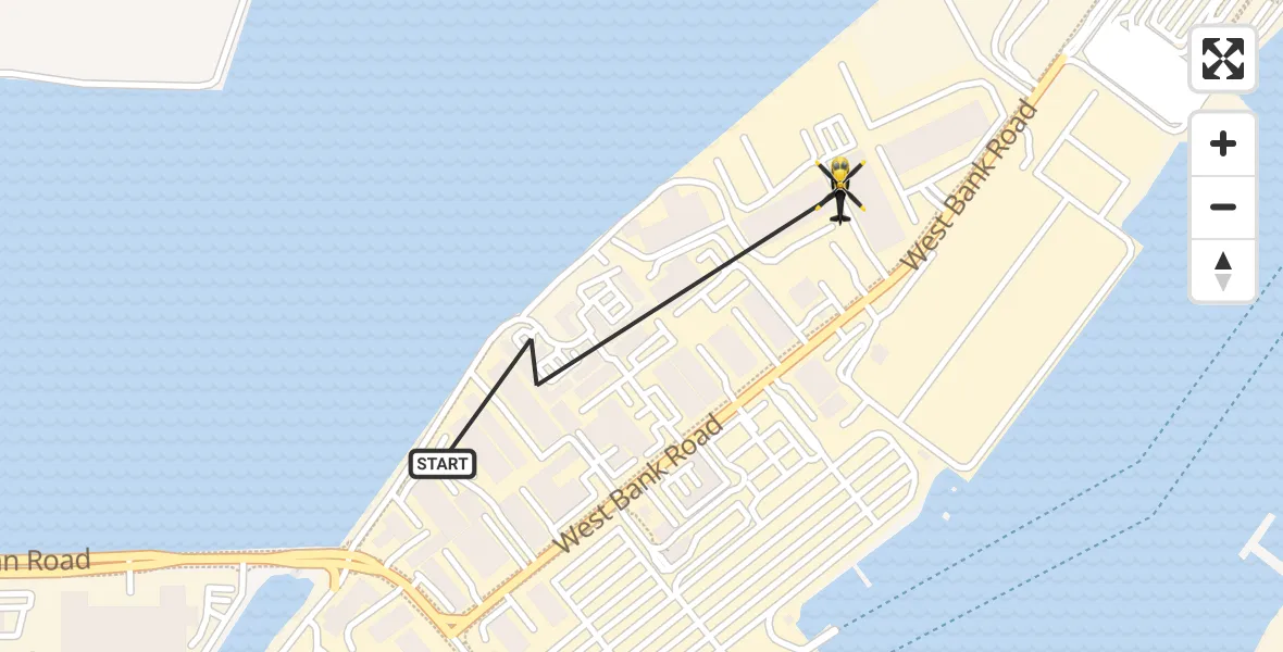 Flight route Police Helicopter Belfast City District - Belfast City District, 07 October 2026, 17:43