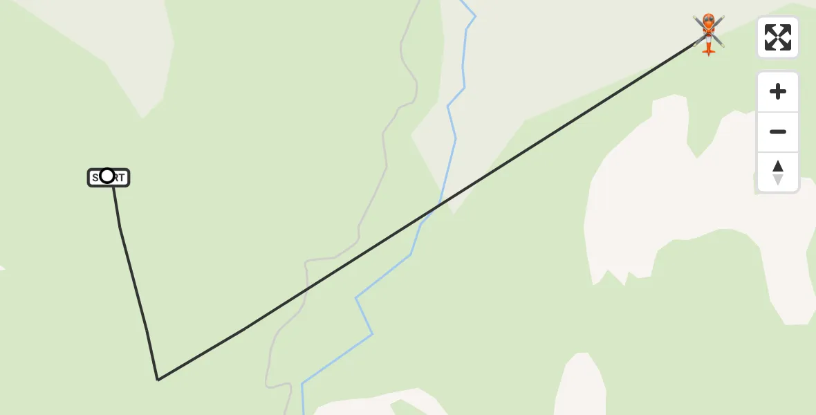 Flight route Coastguard Helicopter Cadha Mòr - Highland, 08 October 2026, 17:44