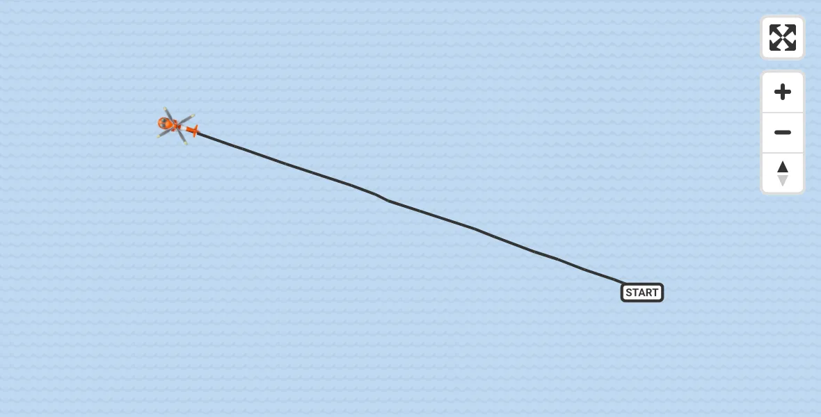 Flight route Coastguard Helicopter North Sea - North Sea, 09 October 2026, 09:32