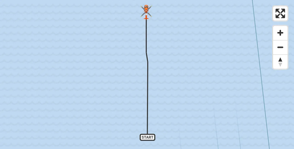 Flight route Coastguard Helicopter English Channel - English Channel, 10 October 2026, 15:23