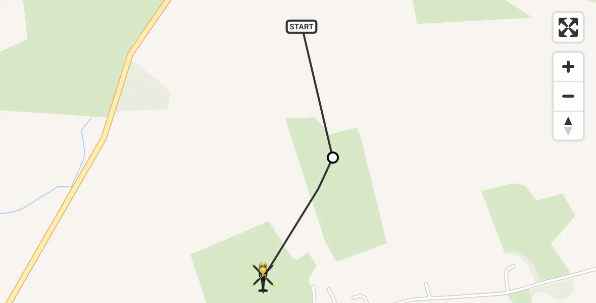 Flight route Police Helicopter Craigie - Tarbolton, 11 October 2026, 03:21