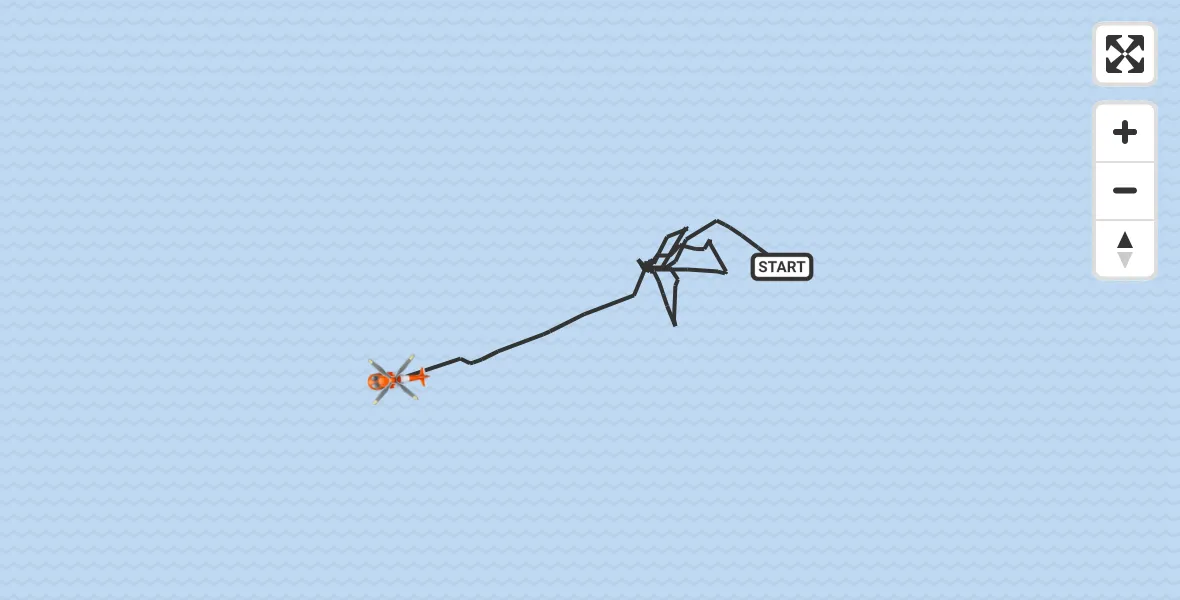 Flight route Coastguard Helicopter North Sea - North Sea, 13 October 2026, 14:02