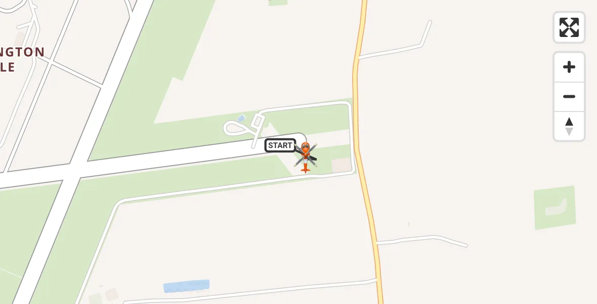 Flight route Coastguard Helicopter Humberside Airport - Humberside Airport, 13 October 2026, 15:21