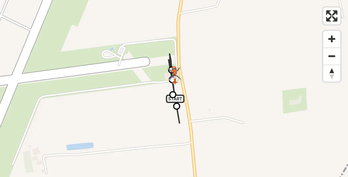 Flight route Coastguard Helicopter Humberside Airport - Humberside Airport, 14 October 2026, 13:12