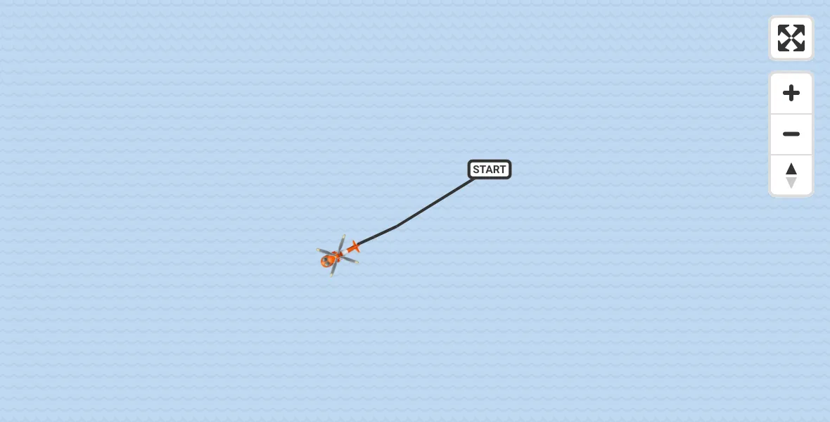 Flight route Coastguard Helicopter North Sea - North Sea, 14 October 2026, 17:41