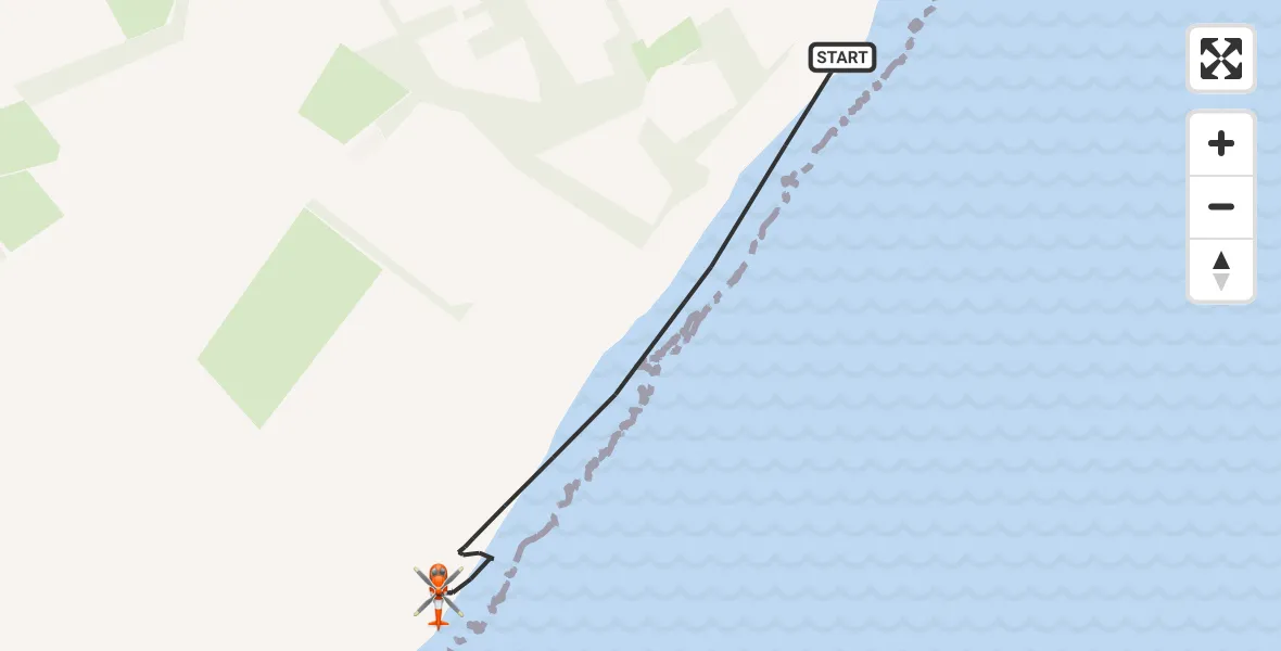 Flight route Coastguard Helicopter Hilton of Cadboll - Hilton of Cadboll, 14 October 2026, 18:09