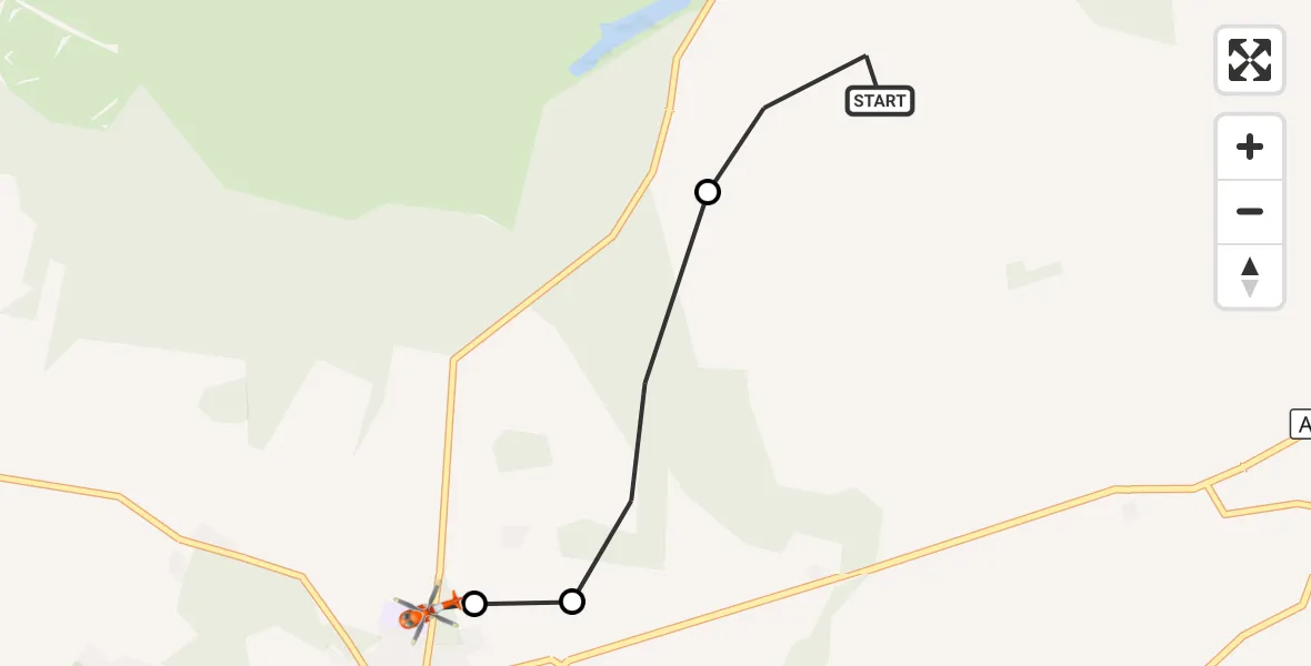 Flight route Coastguard Helicopter Stirling - Drymen, 16 October 2026, 17:23