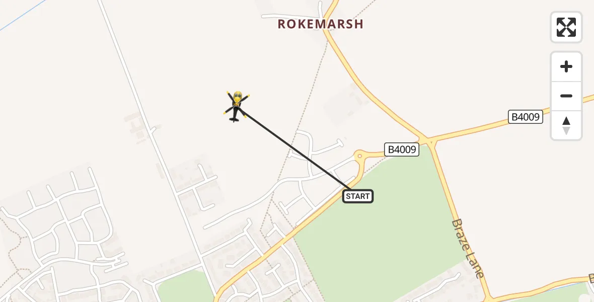 Flight route Police Helicopter Benson - Benson, 16 October 2026, 23:09