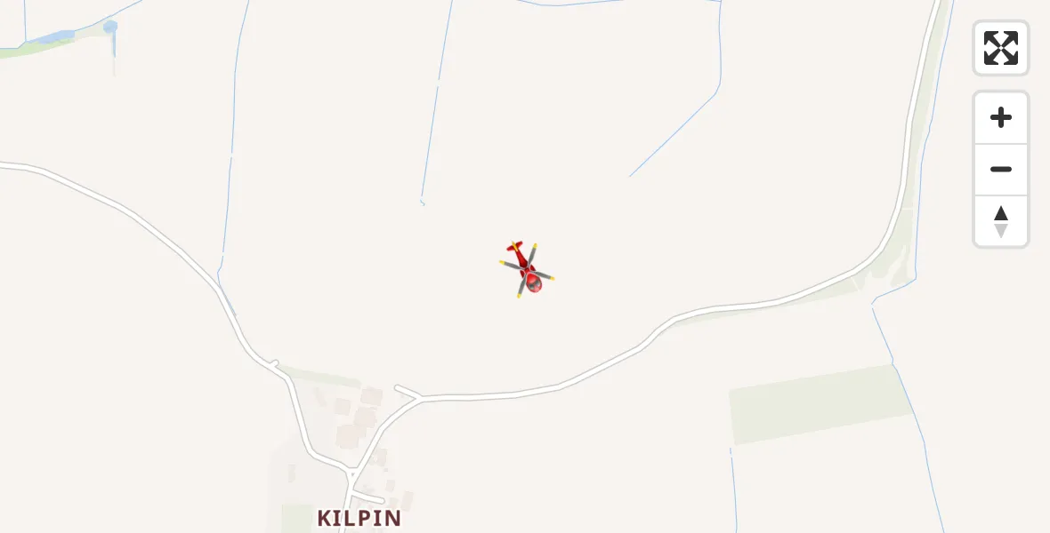 Flight route Air Ambulance Helicopter Balkholme - Balkholme, 18 October 2026, 19:14