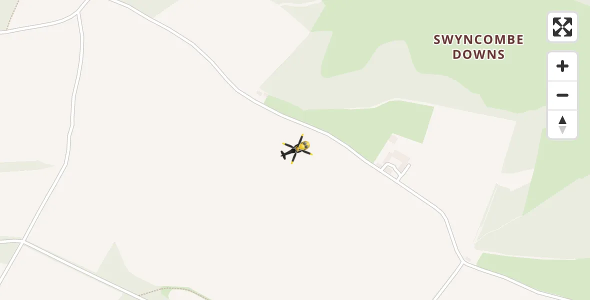 Flight route Police Helicopter Cookley Green - Cookley Green, 18 October 2026, 20:29