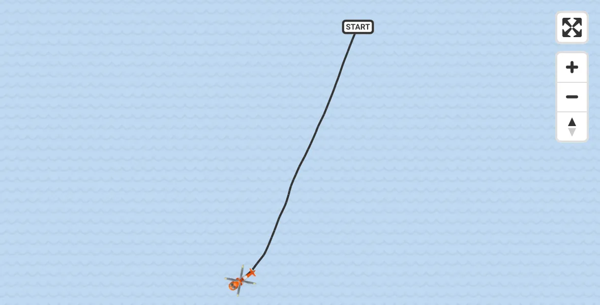 Flight route Coastguard Helicopter North Sea - North Sea, 20 October 2026, 18:00