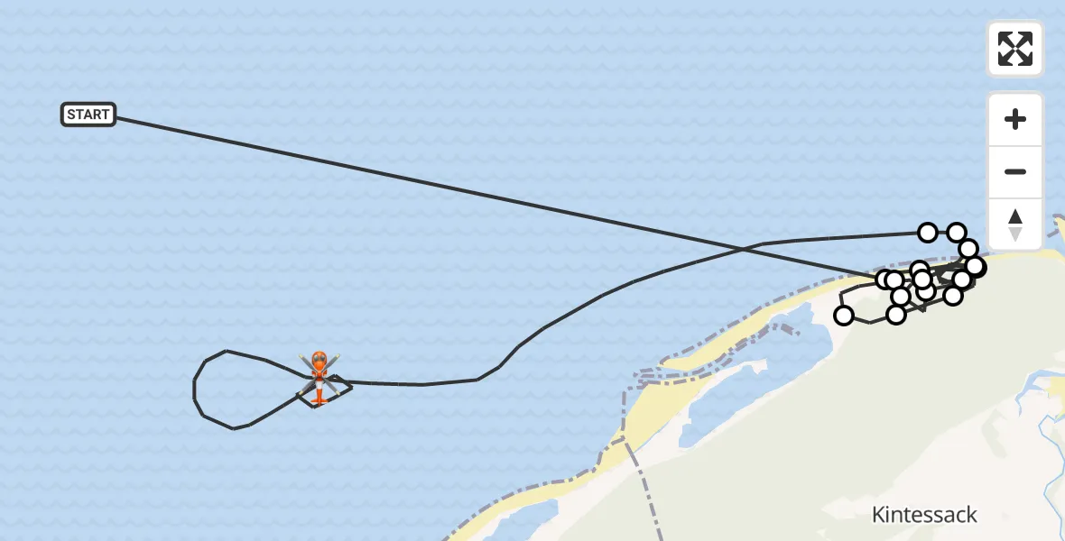 Flight route Coastguard Helicopter North Sea - North Sea, 21 October 2026, 11:25