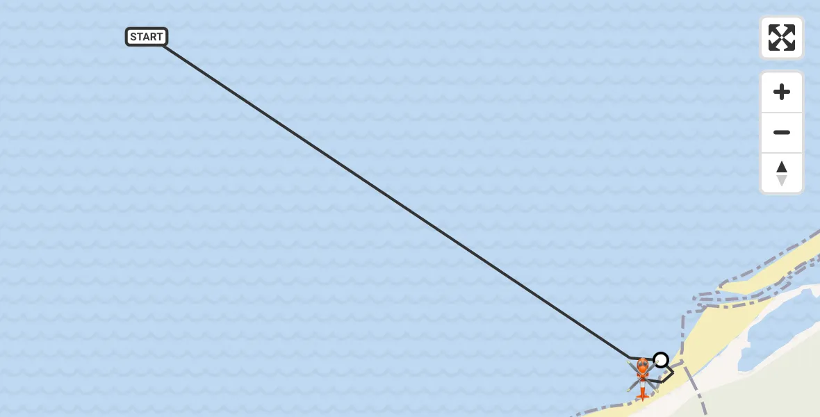 Flight route Coastguard Helicopter North Sea - Moray, 22 October 2026, 11:44