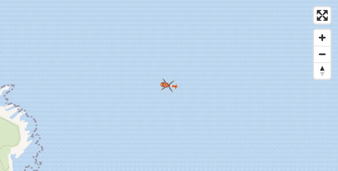 Flight route Coastguard Helicopter Cullen - Cullen, 27 October 2026, 12:07