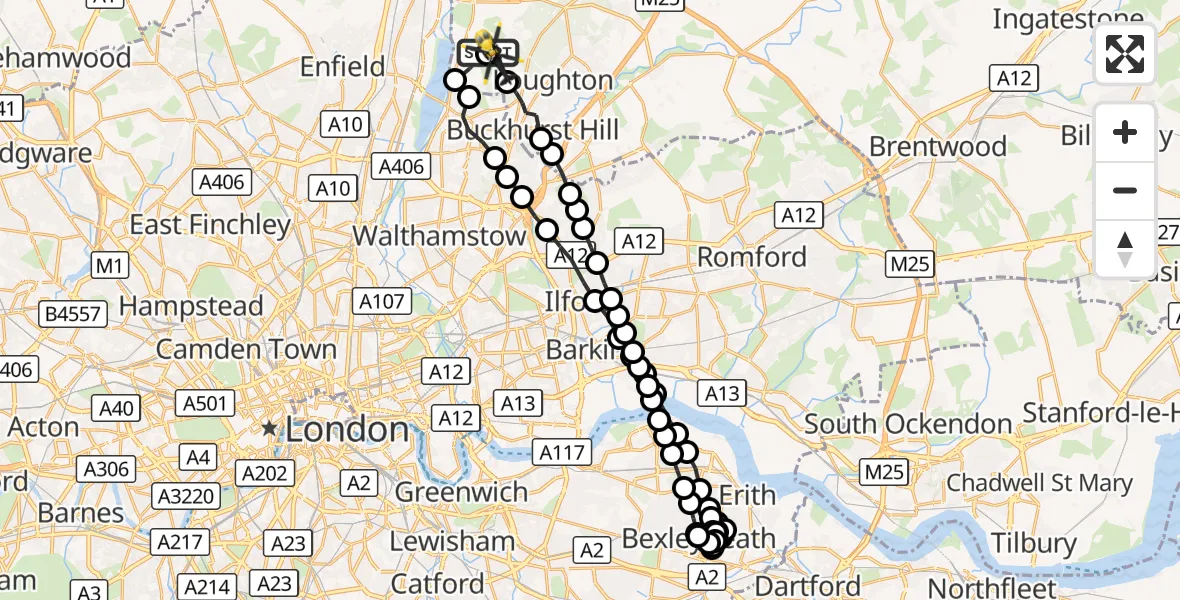 Police Helicopter to Metropolitan Police Air Support Unit Lippitts Hill ...