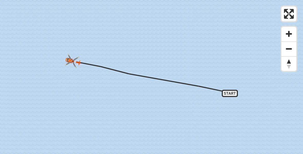 Flight route Coastguard Helicopter North Sea - North Sea, 28 October 2026, 17:58