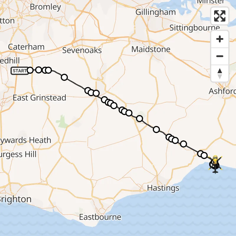 Police Helicopter to Rother | 28 October 2026 21:44 | RescueRadar.co.uk