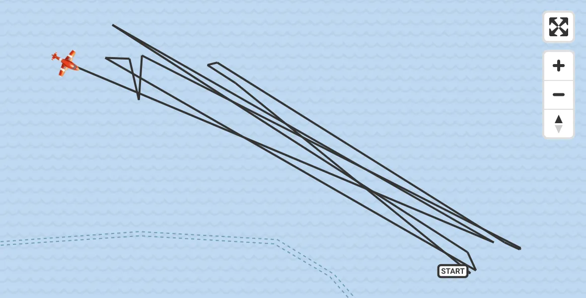 Flight route Coastguard Drone North Sea - North Sea, 29 October 2026, 03:27