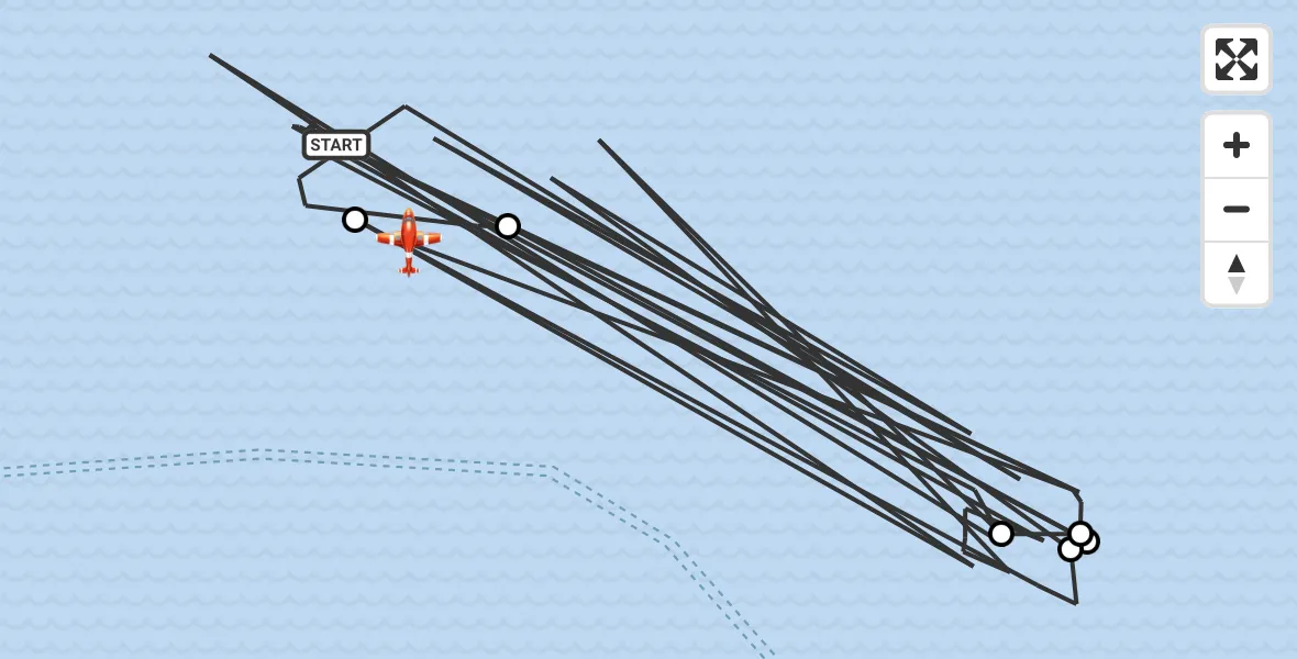 Flight route Coastguard Drone North Sea - North Sea, 29 October 2026, 03:35