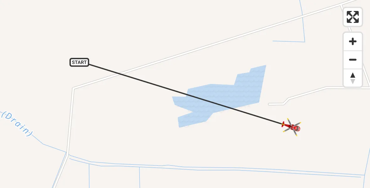 Flight route Air Ambulance Helicopter Lessonhall - Lessonhall, 29 October 2026, 14:38