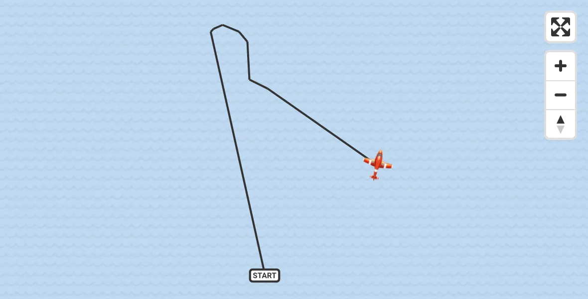 Flight route Coastguard Drone English Channel - English Channel, 30 October 2026, 02:51