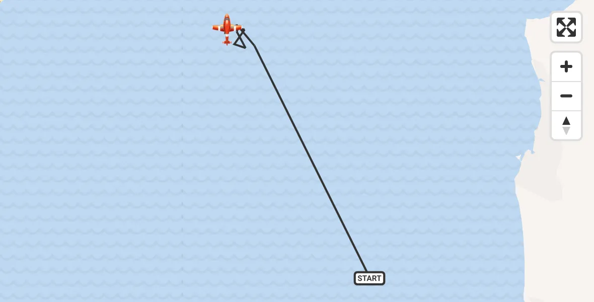 Flight route Coastguard Drone English Channel - English Channel, 30 October 2026, 03:20