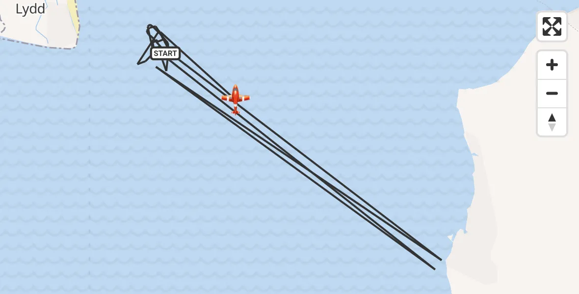 Flight route Coastguard Drone English Channel - English Channel, 30 October 2026, 04:06
