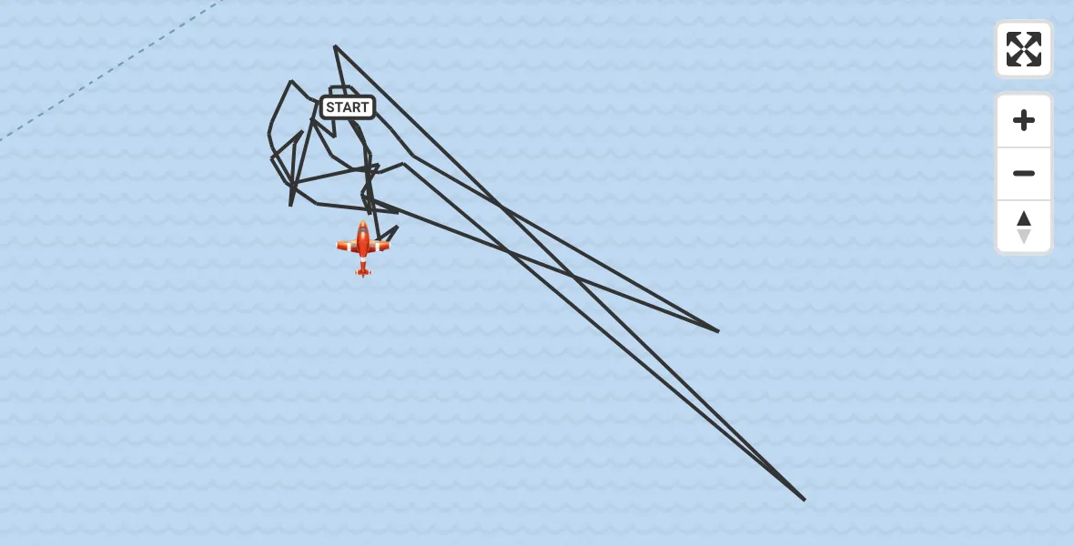 Flight route Coastguard Drone English Channel - English Channel, 30 October 2026, 04:22