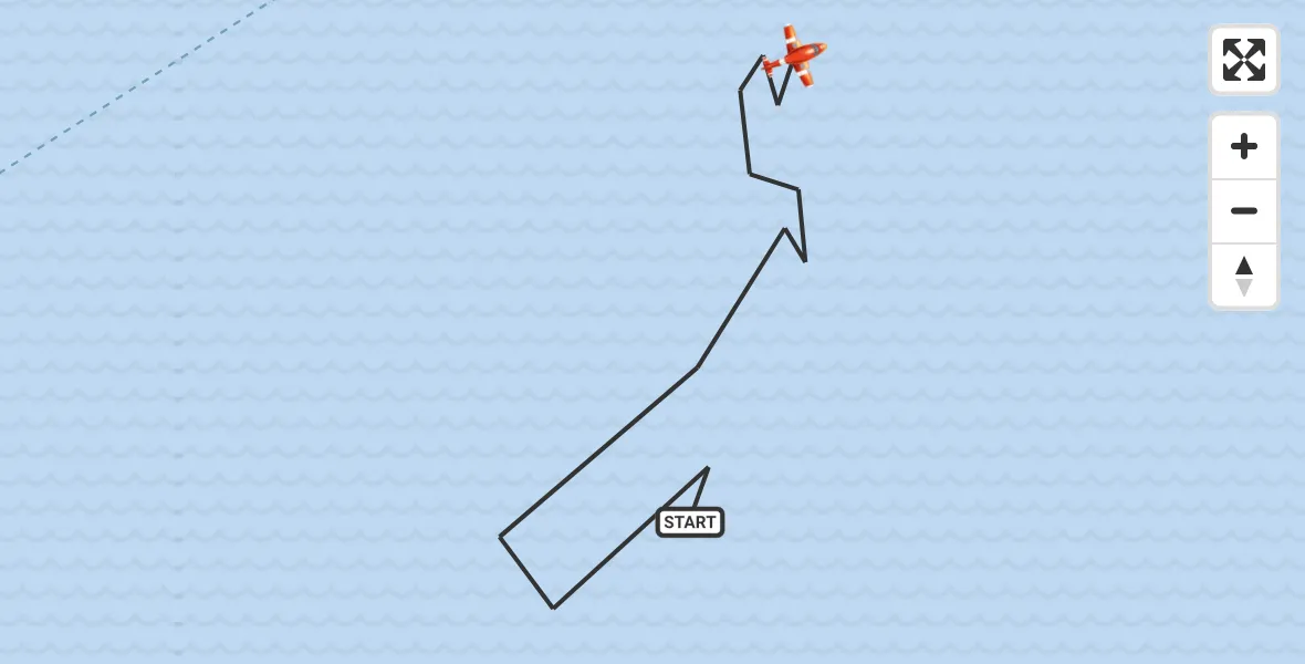 Flight route Coastguard Drone English Channel - English Channel, 30 October 2026, 05:37