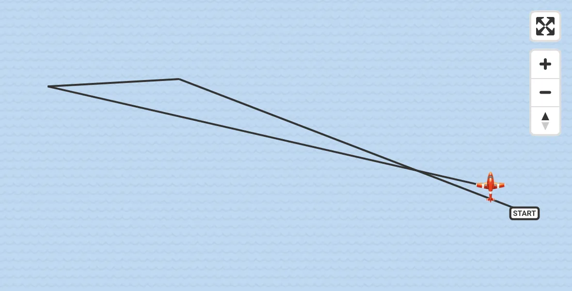 Flight route Coastguard Drone English Channel - English Channel, 30 October 2026, 09:08