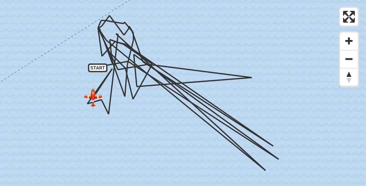 Flight route Coastguard Drone English Channel - English Channel, 30 October 2026, 09:32