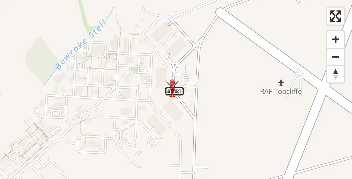 Flight route Air Ambulance Helicopter RAF Topcliffe - RAF Topcliffe, 31 October 2026, 10:28