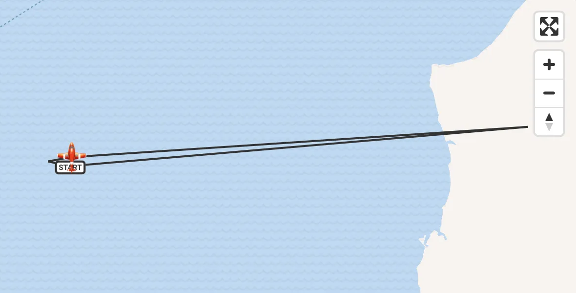 Flight route Coastguard Drone English Channel - English Channel, 31 October 2026, 10:54