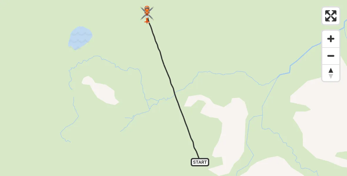Flight route Coastguard Helicopter Highland - Highland, 31 October 2026, 14:53