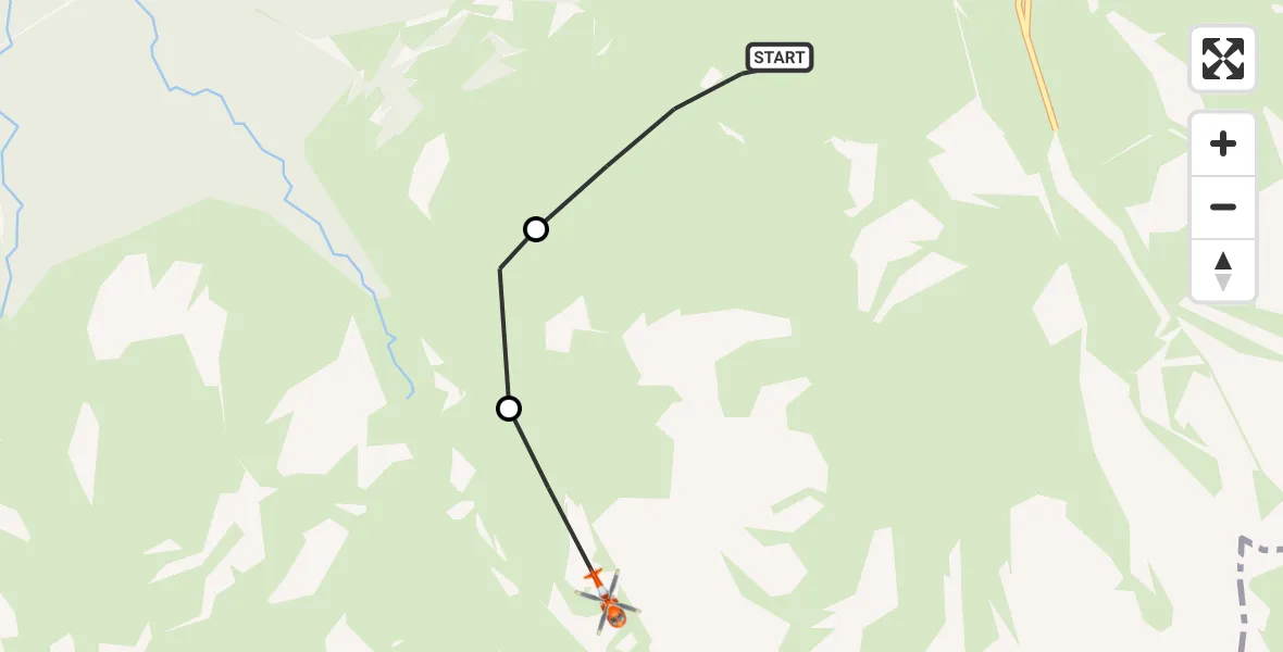 Flight route Coastguard Helicopter Highland - Highland, 31 October 2026, 15:02